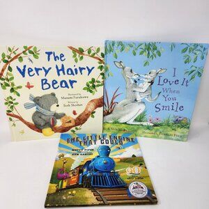 Lot of 3 Children's Books Picture Books: The Little Engine That Could, The Very
